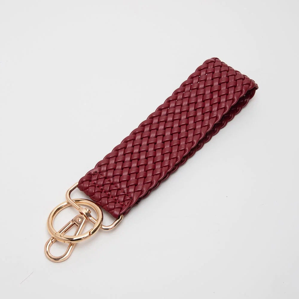 Woven Wrist Band Keychain