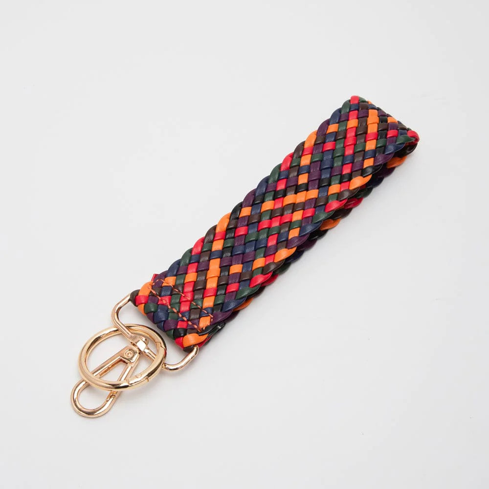 Woven Wrist Band Keychain