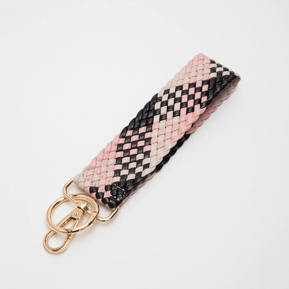 Woven Wrist Band Keychain