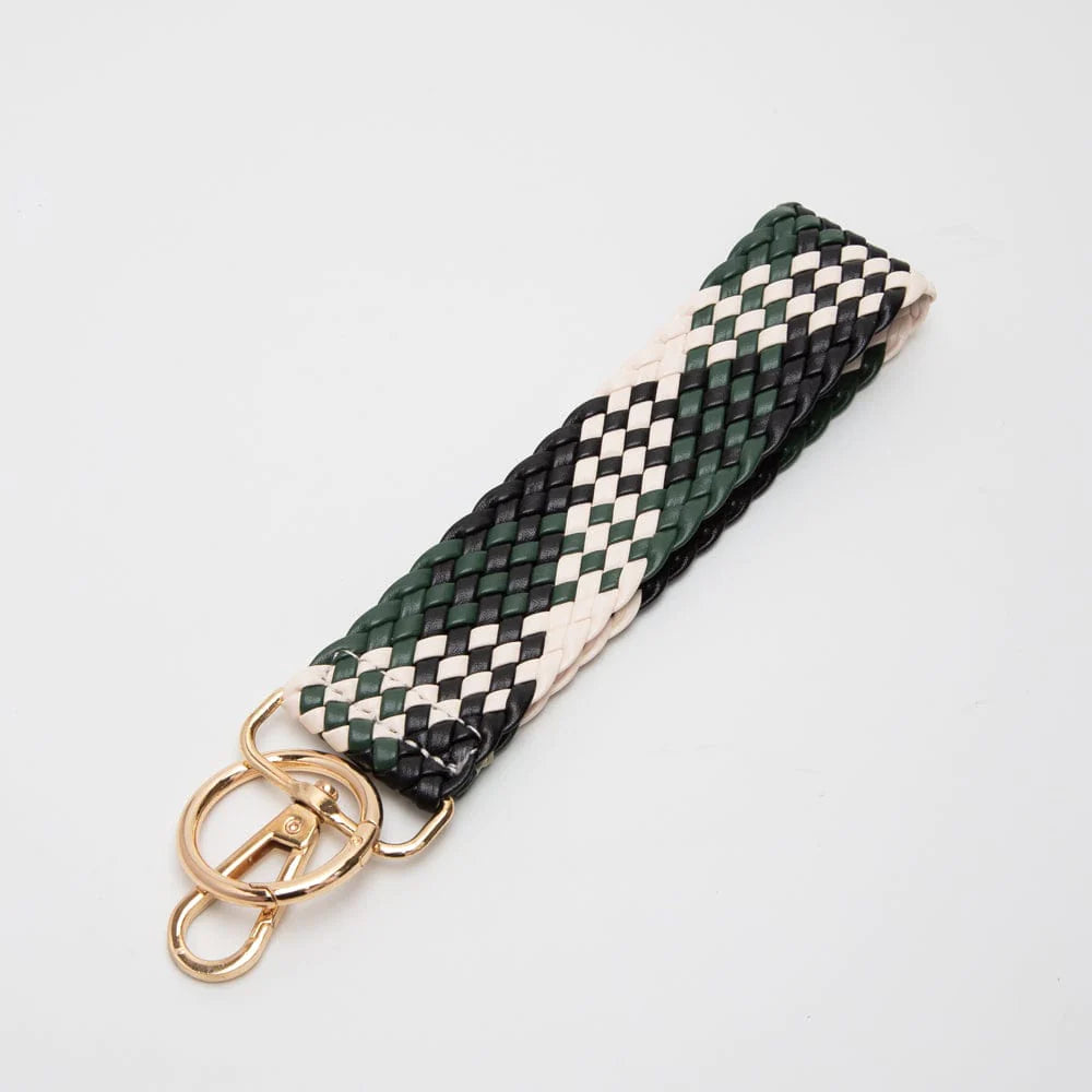 Woven Wrist Band Keychain