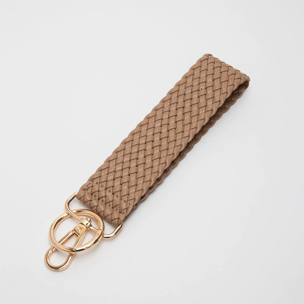 Woven Wrist Band Keychain